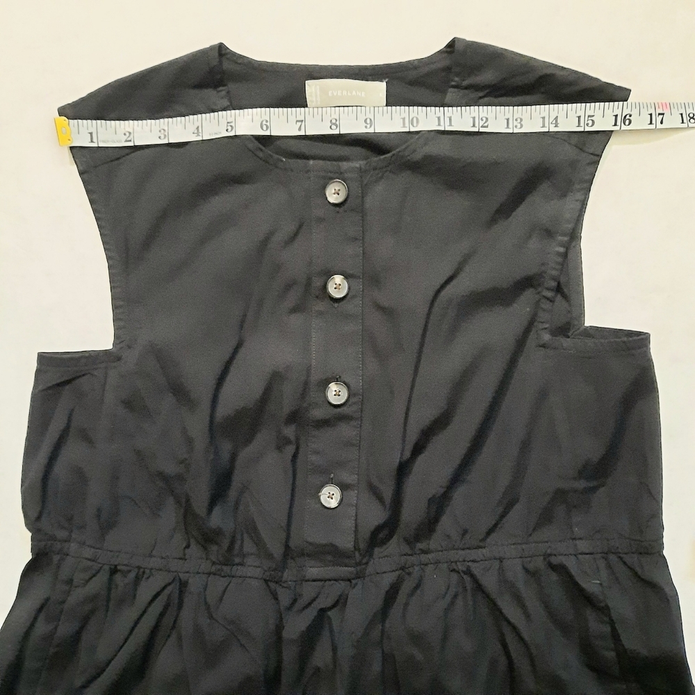 NWOT Everlane The Tiered Midi Dress Black - Size S - Picture 5 of 14